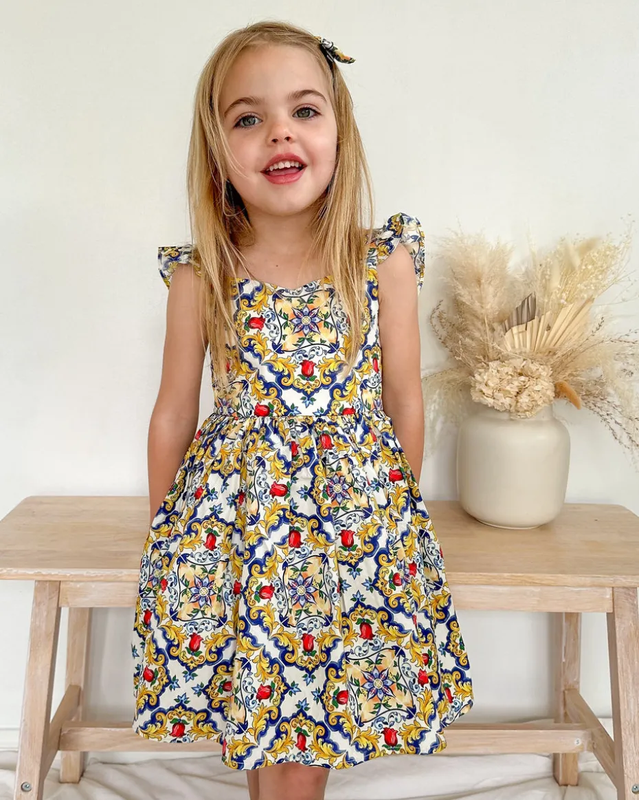 Florence Rose Floral Girls Dress