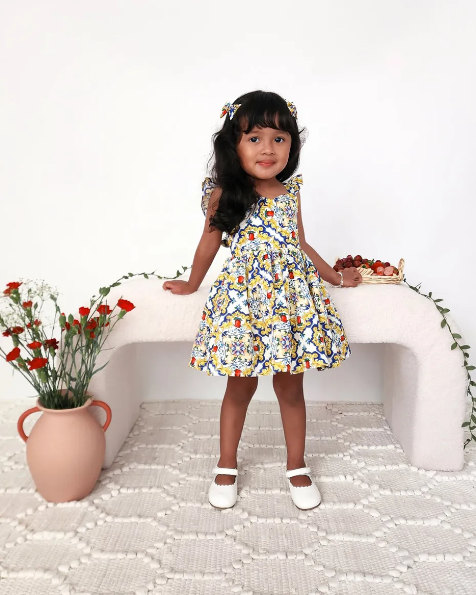 Florence Rose Floral Girls Dress