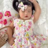 Flower Fields Baby Girl Floral Romper