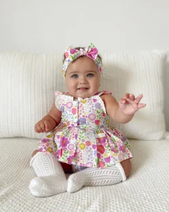 Flower Fields Baby Girl Floral Romper