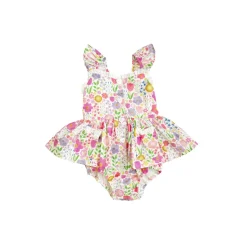 Flower Fields Baby Girl Floral Romper