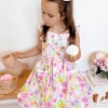 Flower Fields Girls Floral Dress