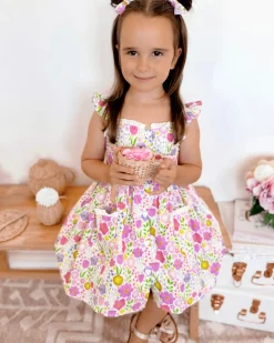 Flower Fields Girls Floral Dress