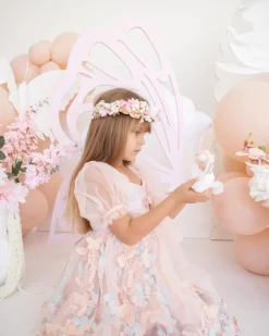 Flutter Perfect Pink Girls Flower Crown