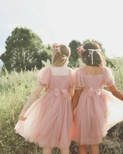 Gardenia Dusty Rose Flower Girl Dress