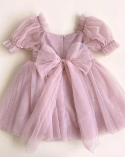 Gardenia Dusty Rose Flower Girl Dress
