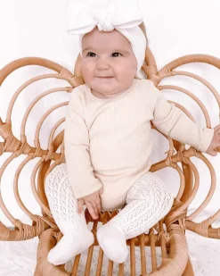 Girls Sadie White Tights