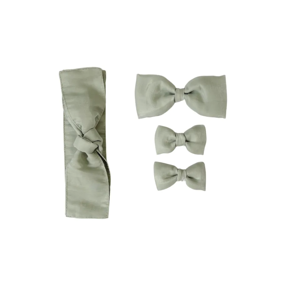 Green Mermaid Baby Girl Hair Accessories