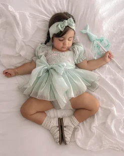 Green Mermaid Baby Girl Hair Accessories