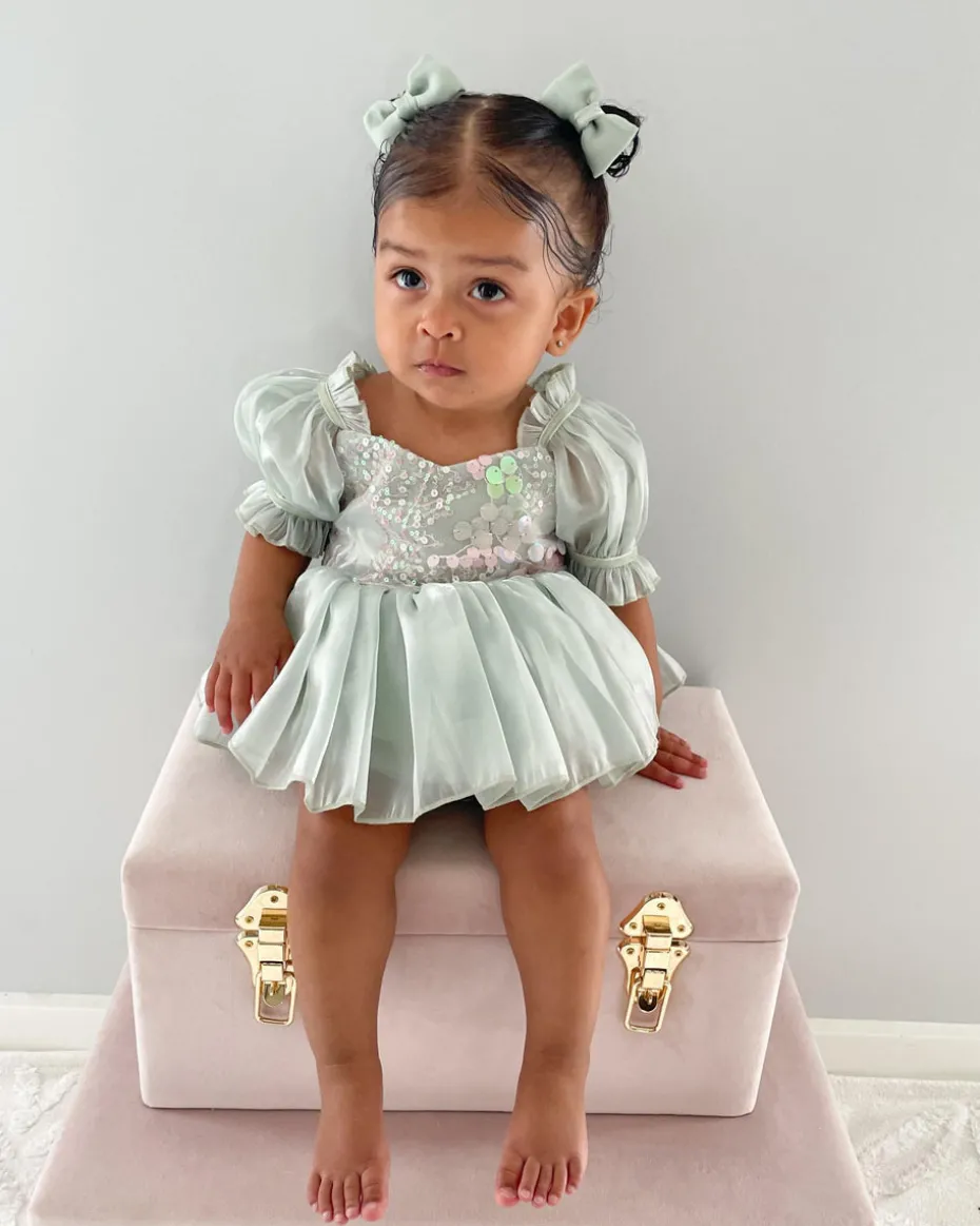 Green Mermaid Baby Girl Hair Accessories