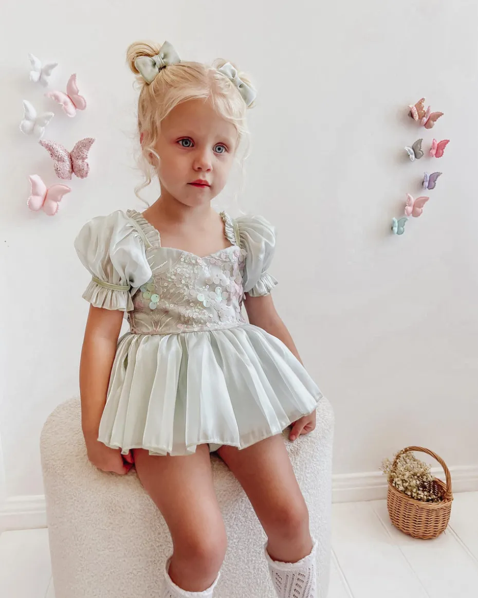 Green Mermaid Baby Girl Hair Accessories