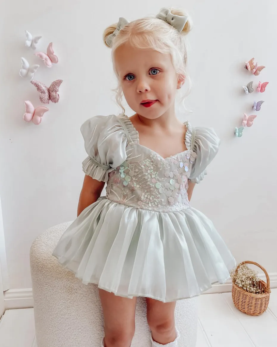 Green Mermaid Baby Girl Hair Accessories