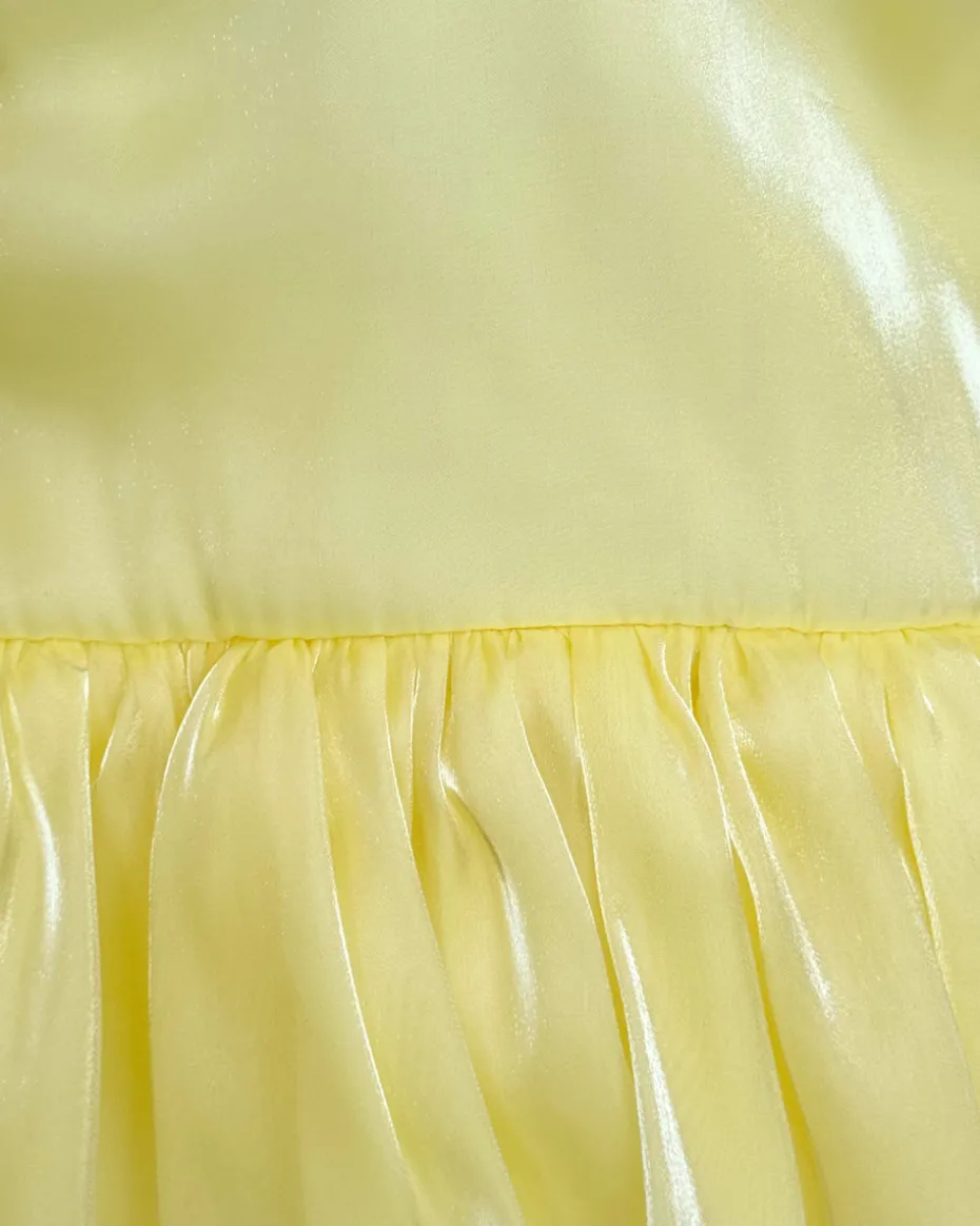Hattie Belle Canary Lemon Girls Party Dress