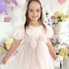 Hattie Belle Petal Pink Girls Party Dress