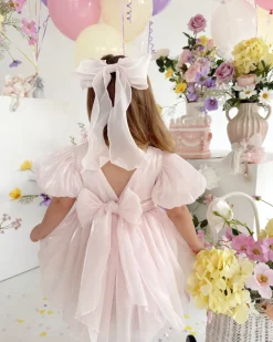 Hattie Belle Petal Pink Girls Party Dress
