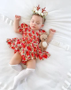 Henrietta Rose Baby Girl Floral Romper