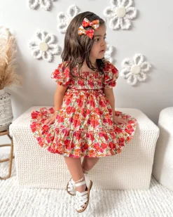 Henrietta Rose Baby Girl Floral Hair Accessories