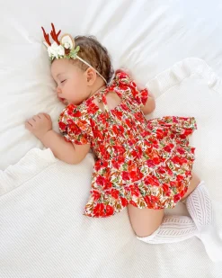 Henrietta Rose Baby Girl Floral Romper