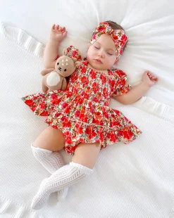 Henrietta Rose Baby Girl Floral Romper