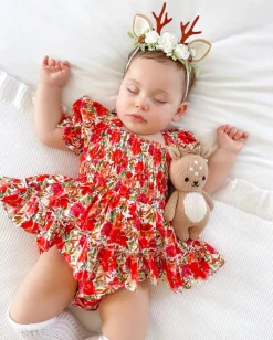 Henrietta Rose Baby Girl Floral Romper