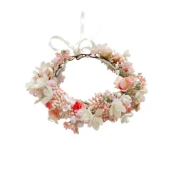 Isabelle Pink Girls Flower Crown