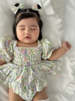 Isadora Bloom Baby Girl Floral Romper