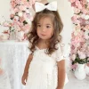 Josephine Lace Blossom Baby Girl Romper