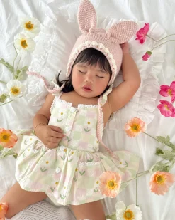 Juni Daisy Baby Girl Floral Romper