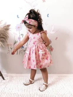 Lila Rosemary Baby Girl Floral Hair Accessories