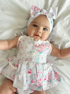 Loralai Baby Girl Floral Romper