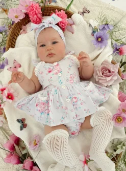 Loralai Baby Girl Floral Romper