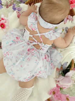 Loralai Baby Girl Floral Romper