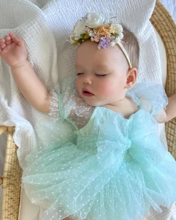 Luna Stretch Baby Girls Flower Crown