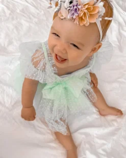 Luna Stretch Baby Girls Flower Crown