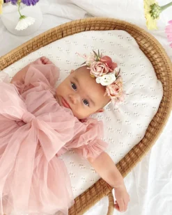 Maeve Stretch Baby Girl Flower Crown