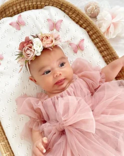 Maeve Stretch Baby Girl Flower Crown