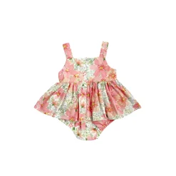 Malibu Belle Baby Girl Floral Romper