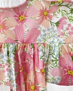 Malibu Belle Girls Floral Pink Dress