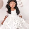 Margot White Flower Girl Dress