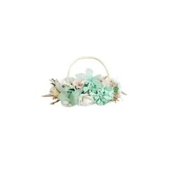 Mariposa Peppermint Pink Stretch Baby Girl Flower Crown
