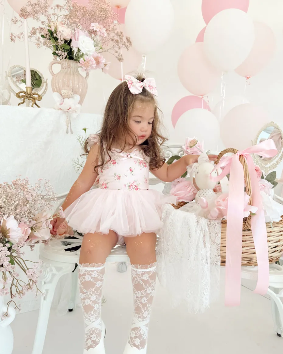 Mirabelle Flower Candy Pink Baby Girl Floral Hair Accessories