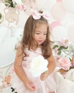 Mirabelle Flower Candy Pink Baby Girl Floral Hair Accessories