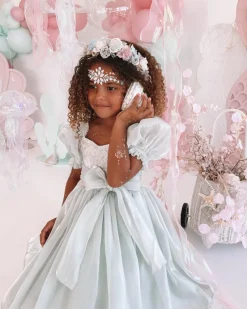 Oceania Blue Girls Flower Crown