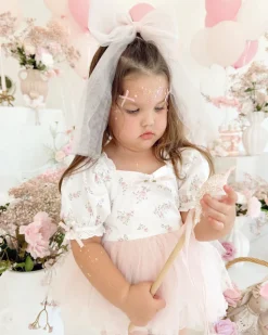 Odessa Flower Perfect Pink Floral Baby Girl Romper