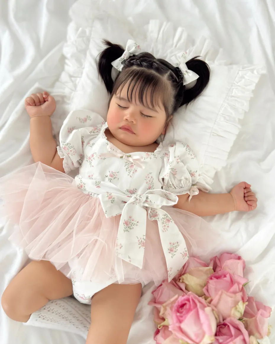 Odessa Perfect Pink Baby Girl Floral Hair Accessories