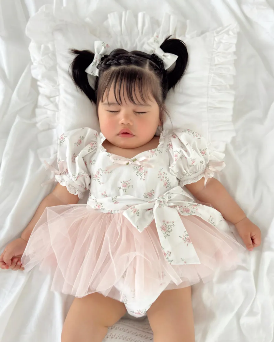 Odessa Perfect Pink Baby Girl Floral Hair Accessories