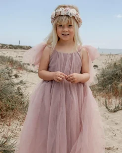 Odette Dusty Rose Flower Girl Dress