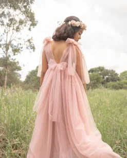 Odette Dusty Rose Flower Girl Dress