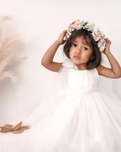 Odette White Flower Girl Dress