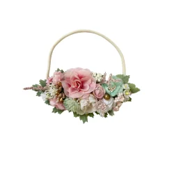Pastel Fairyland Stretch Baby Girls Flower Crown